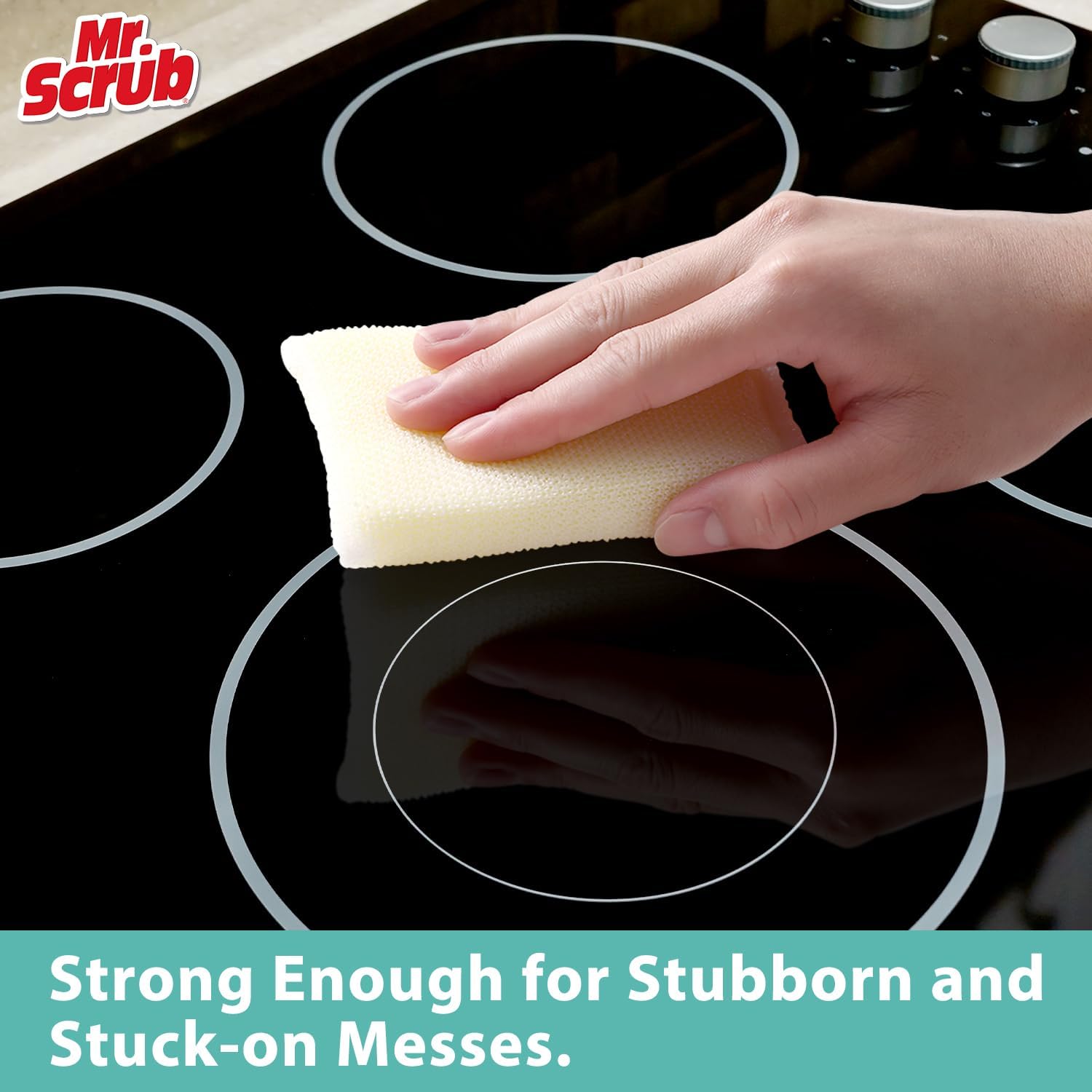 Sponges Kitchen Scrub Dish Sponge Scouring Pad, 24 Pads Cleaning Brush Dishwasher Soap Supplies, Dishwashing Dinnerware Towels Sink Pan Pot Cloth Rags Holder Bathroom Bathtub - Image 5